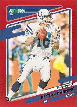 2021 Donruss - Press Proof Red #148 Peyton Manning Front