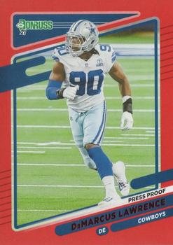 2021 Donruss - Press Proof Red #193 DeMarcus Lawrence Front