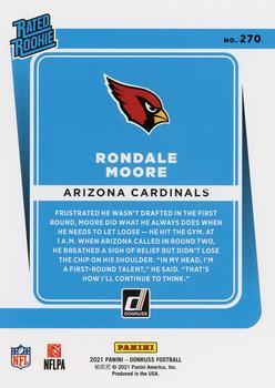 2021 Donruss - Press Proof Red #270 Rondale Moore Back