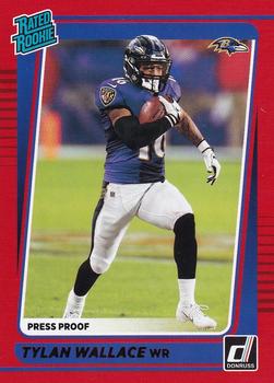 2021 Donruss - Press Proof Red #274 Tylan Wallace Front