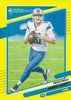 2021 Donruss - Press Proof Yellow #170 Jared Goff Front