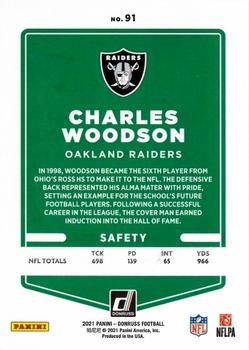 2021 Donruss - Press Proof Silver #91 Charles Woodson Back
