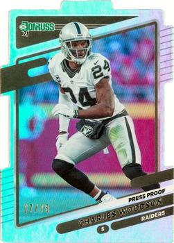 2021 Donruss - Press Proof Silver Die Cut #91 Charles Woodson Front