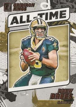 2021 Donruss - All-Time Gridiron Kings #AT-10 Drew Brees Front