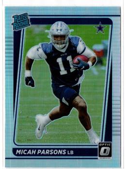 2021 Donruss - Optic Rated Rookie Preview Holo #P-331 Micah Parsons Front