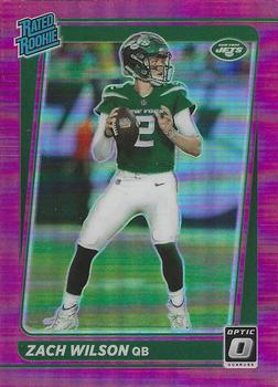 2021 Donruss - Optic Rated Rookie Preview Pink #P-252 Zach Wilson Front