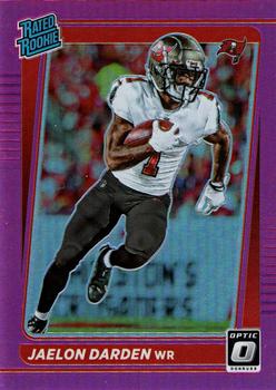 2021 Donruss - Optic Rated Rookie Preview Pink #P-288 Jaelon Darden Front