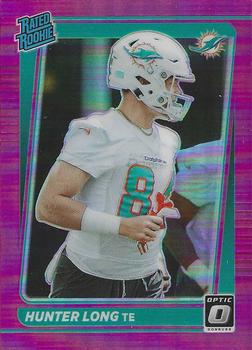 2021 Donruss - Optic Rated Rookie Preview Pink #P-301 Hunter Long Front