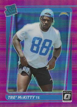 2021 Donruss - Optic Rated Rookie Preview Pink #P-304 Tre' McKitty Front