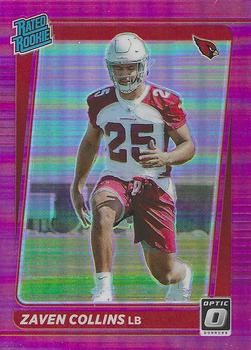 2021 Donruss - Optic Rated Rookie Preview Pink #P-334 Zaven Collins Front