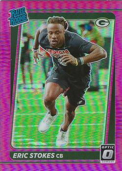 2021 Donruss - Optic Rated Rookie Preview Pink #P-343 Eric Stokes Front