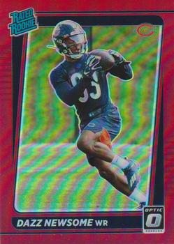 2021 Donruss - Optic Rated Rookie Preview Red #P-320 Dazz Newsome Front