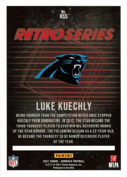 2021 Donruss - Retro Series #RS5 Luke Kuechly Back