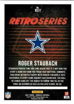 2021 Donruss - Retro Series #RS11 Roger Staubach Back