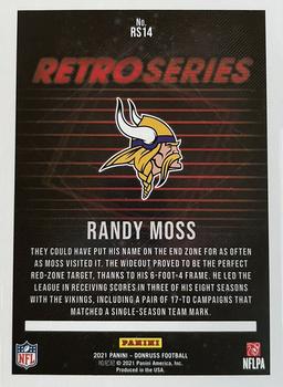 2021 Donruss - Retro Series #RS14 Randy Moss Back