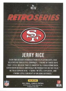 2021 Donruss - Retro Series #RS16 Jerry Rice Back