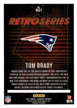 2021 Donruss - Retro Series #RS21 Tom Brady Back