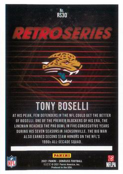 2021 Donruss - Retro Series #RS30 Tony Boselli Back