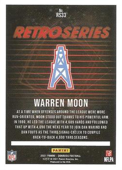 2021 Donruss - Retro Series #RS33 Warren Moon Back