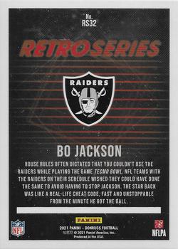 2021 Donruss - Retro Series Holo #RS32 Bo Jackson Back
