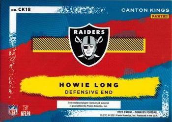 2021 Donruss - Canton Kings #CK18 Howie Long Back