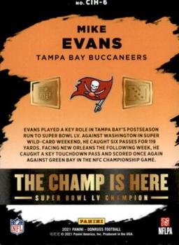 2021 Donruss - The Champ Is Here #CIH-6 Mike Evans Back