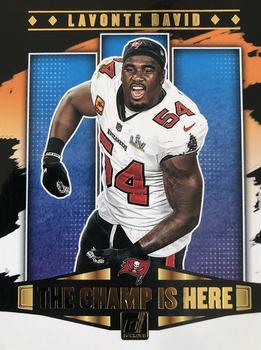2021 Donruss - The Champ Is Here #CIH-15 Lavonte David Front