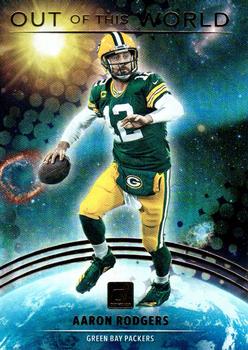2021 Donruss - Out of this World Galactic #OTW-ARO Aaron Rodgers Front