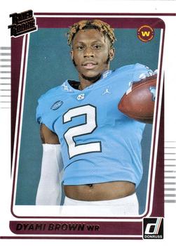 2021 Donruss - Rated Rookies Portrait #278 Dyami Brown Front