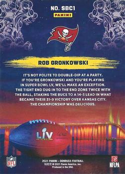 2021 Donruss - Road to the Super Bowl Championship #SBC1 Rob Gronkowski Back