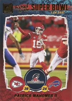 2021 Donruss - Road to the Super Bowl Conference Championship #CC2 Patrick Mahomes II Front