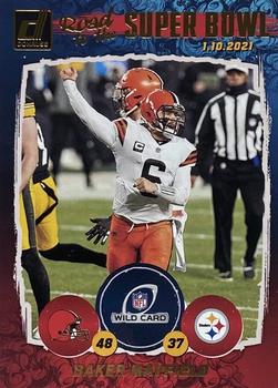 2021 Donruss - Road to the Super Bowl Wild Card #WC3 Baker Mayfield Front