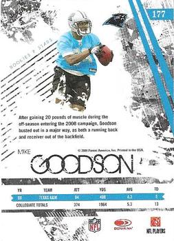 2009 Donruss Rookies & Stars - Rookies Retail #177 Mike Goodson Back
