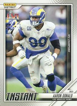 2021 Panini Instant NFL #239 Aaron Donald Front