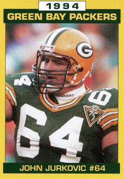 1994 Green Bay Packers Police - Oneida Police Department #8 John Jurkovic Front