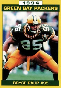 1994 Green Bay Packers Police - Oneida Police Department #11 Bryce Paup Front