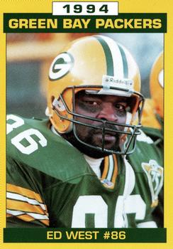 1994 Green Bay Packers Police - Oneida Police Department #14 Ed West Front