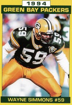 1994 Green Bay Packers Police - Oneida Police Department #18 Wayne Simmons Front