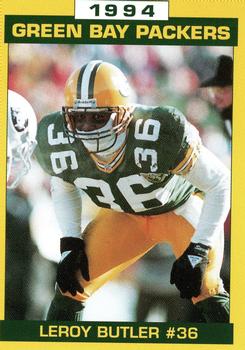 1994 Green Bay Packers Police - Oneida Police Department #19 LeRoy Butler Front