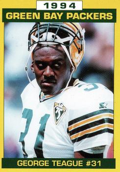 1994 Green Bay Packers Police - Oneida Police Department #20 George Teague Front