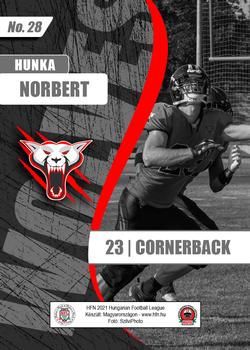 2021 HFN #28 Hunka Norbert Back