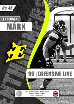 2021 HFN #45 Lekrinszki Mark Back