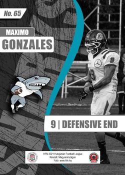 2021 HFN #65 Maximo Gonzales Back