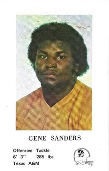 1984 Tampa Bay Buccaneers Police #NNO Gene Sanders Front