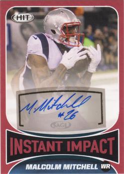 2017 SAGE HIT - Instant Impact Autographs Red #IIA/MM Malcolm Mitchell Front