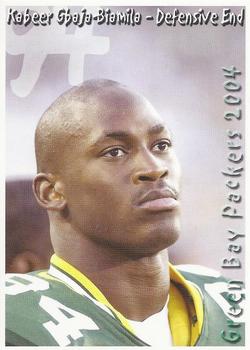 2004 Green Bay Packers Police - Fond du Lac County Sheriff's Office #20 Kabeer Gbaja-Biamila Front