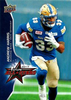 2017 Upper Deck CFLPA All-Stars #AS-7 Andrew Harris Front