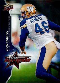 2017 Upper Deck CFLPA All-Stars #AS-13 Chad Rempel Front