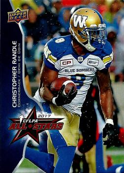 2017 Upper Deck CFLPA All-Stars #AS-22 Christopher Randle Front