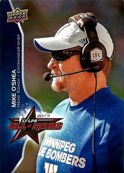 2017 Upper Deck CFLPA All-Stars #AS-29 Mike O'Shea Front